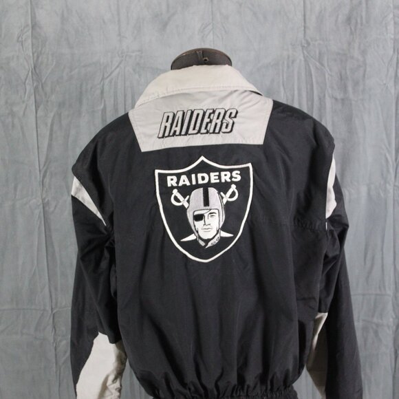 LA Raiders Jacket - Raider 2 Tone Windbreaker - Men's Large - Picture 6 of 10